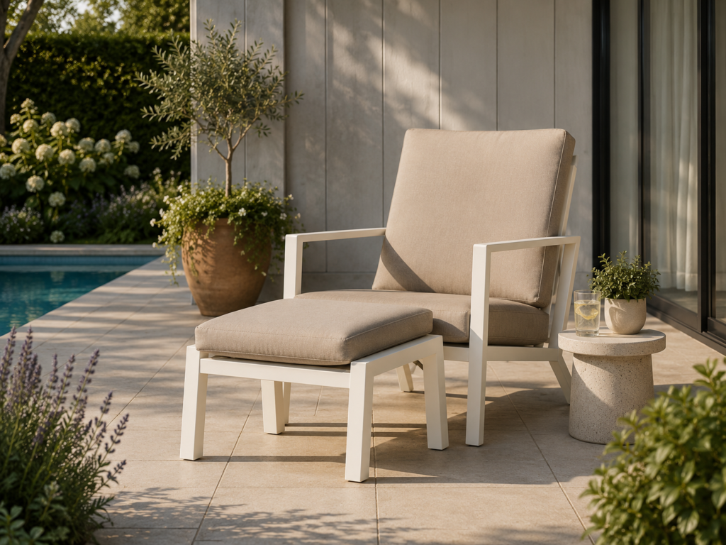 sunny patio with modern recliner lounge chair sunny patio with modern recliner lounge chair